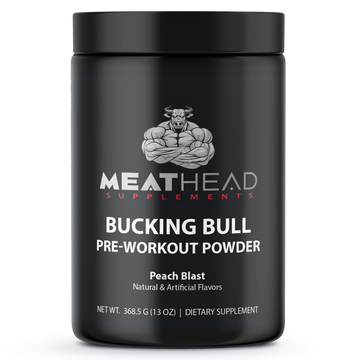 Bucking Bull Pre-Workout Powder (Peach Blast)