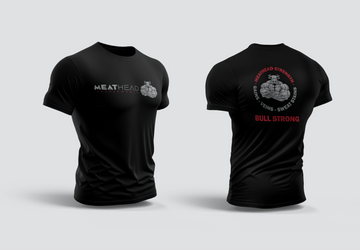 The Meathead Premium Performance Workout T - Gains, Veins, Sweat Stains