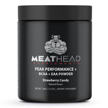 Peak Performance +, BCAA + EAA Powder (Strawberry Candy)