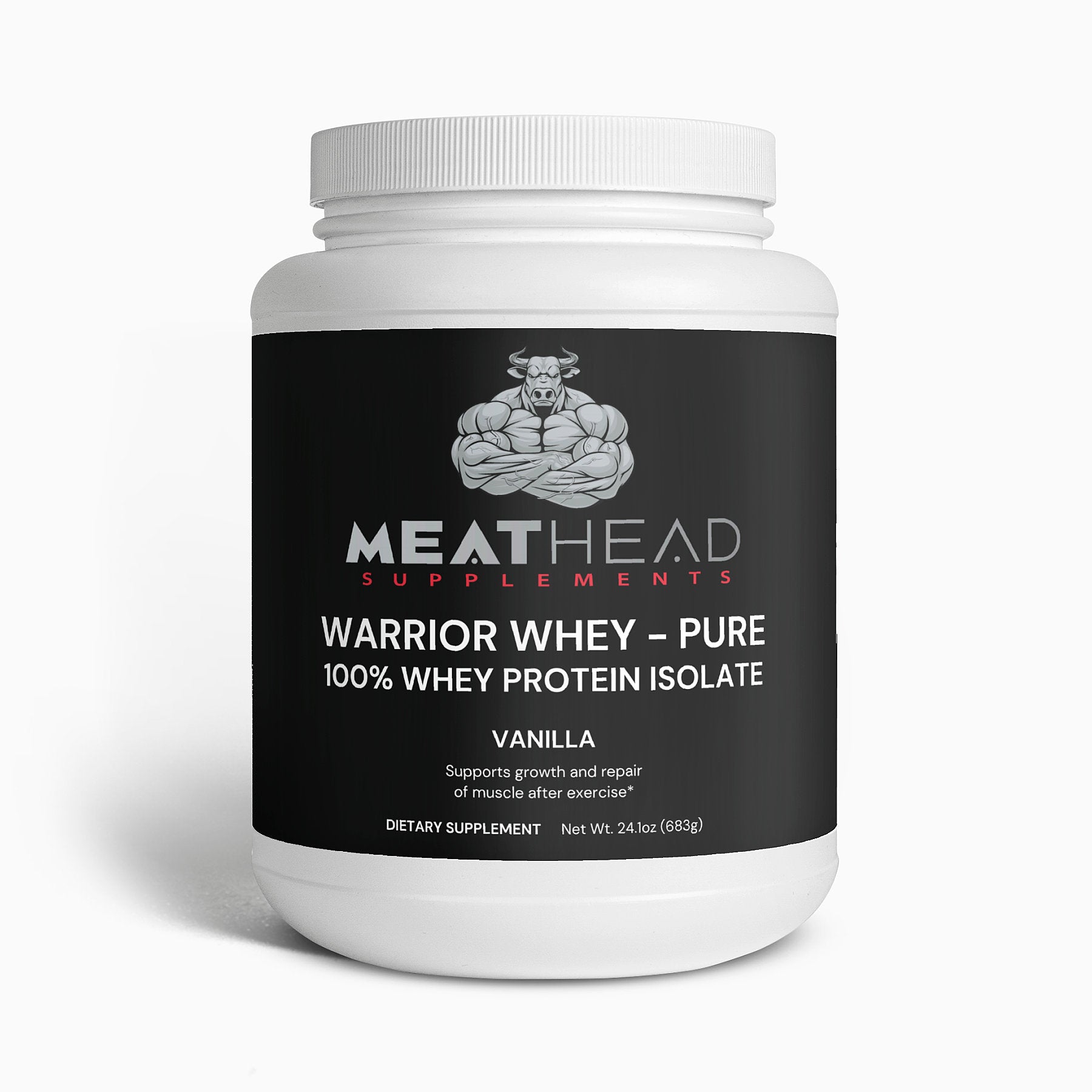 Warrior Whey - Pure, 100% Whey Protein Isolate (Vanilla)