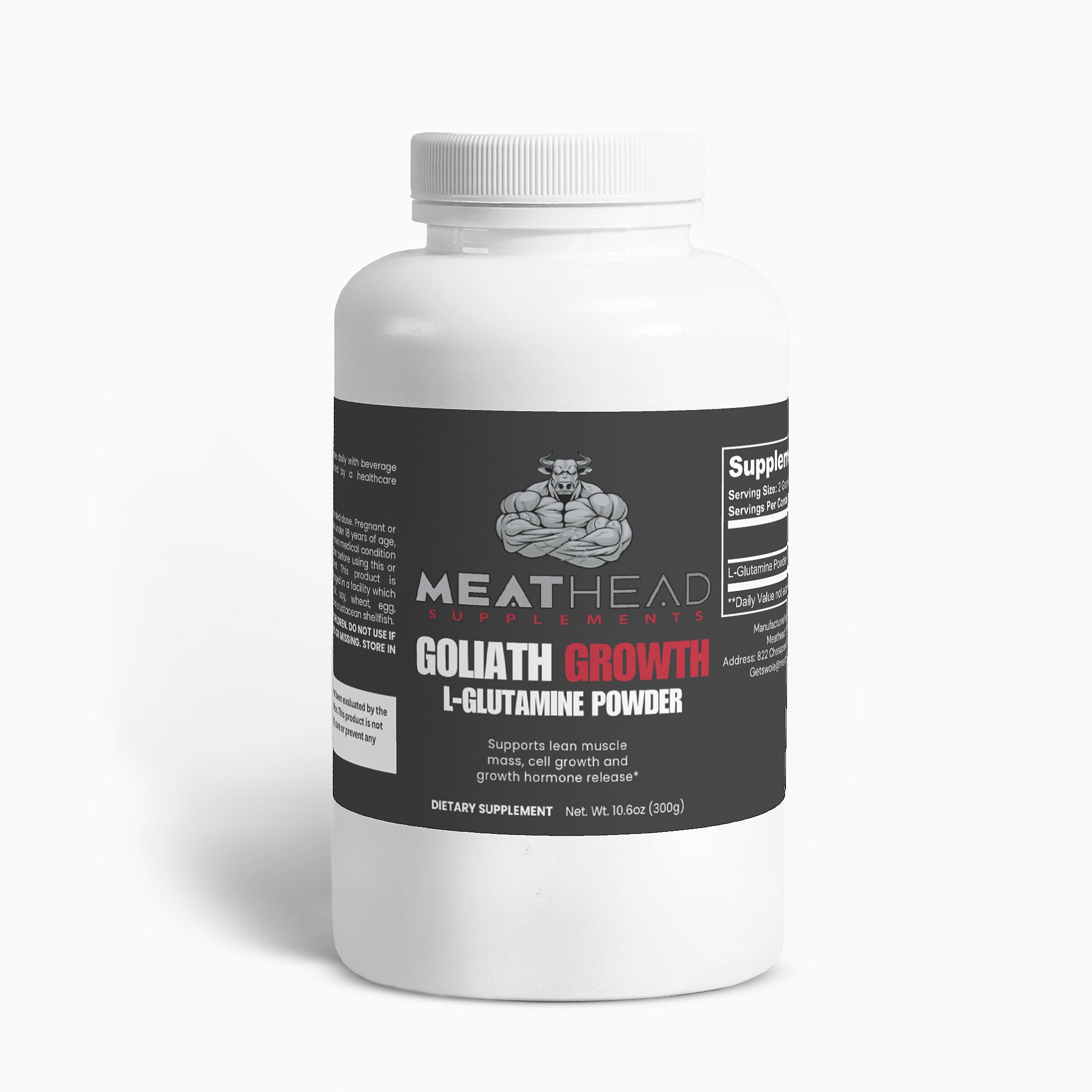 Goliath Growth L-Glutamine Powder