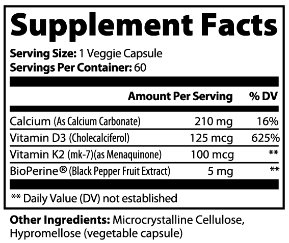 D3+K2 VITAMIN COMPLEX