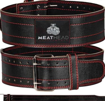 Meathead Strength 100% Leather - Hardcore Power Belt