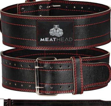 Meathead Strength 100% Leather - Hardcore Power Belt
