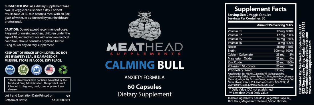 CALMING BULL - ANXIETY FORMULA