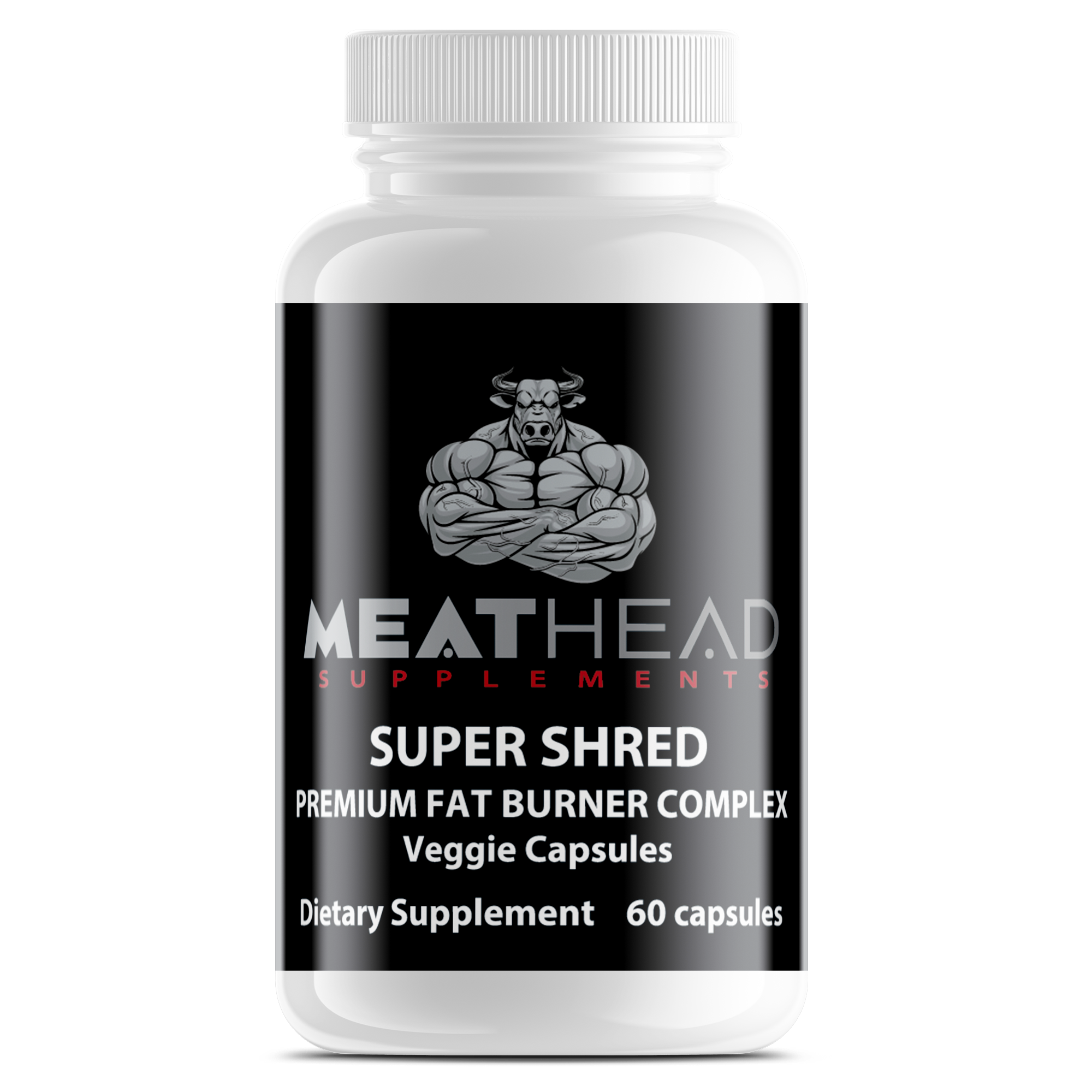 Super Shred, Premium Fat Burner & Wellness Complex, Veggie Capsules