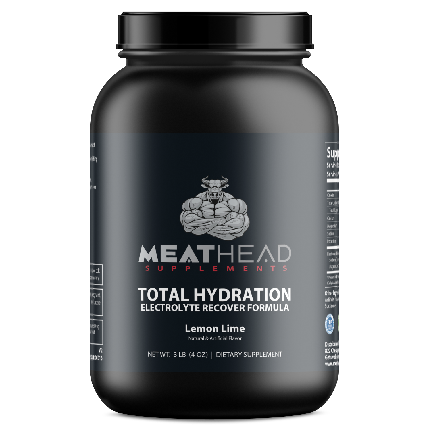 Total Hydration, Electrolyte Recover Formula (Lemon Lime)