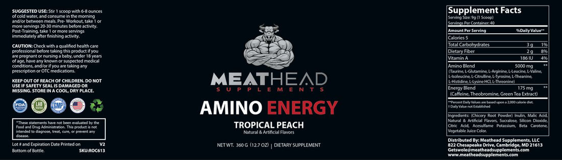 AMINO ENERGY - Tropical Peach