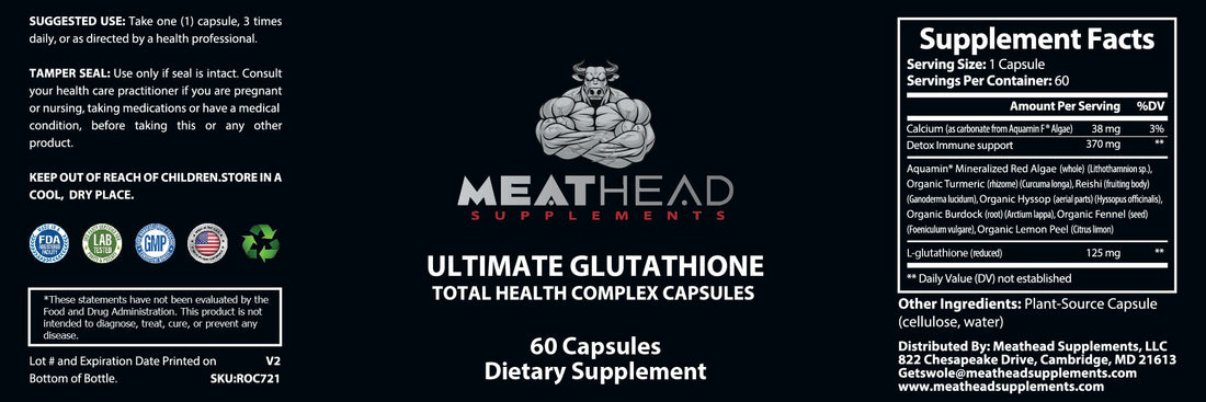 Ultimate Glutathione, Total Health Complex Capsules