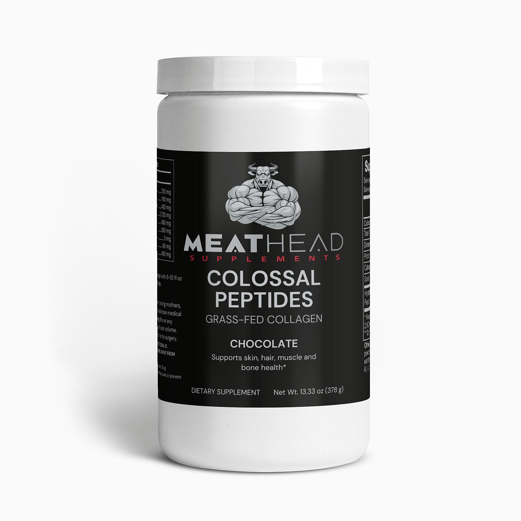 Colossal Peptides Grass-Fed Collagen (Chocolate)